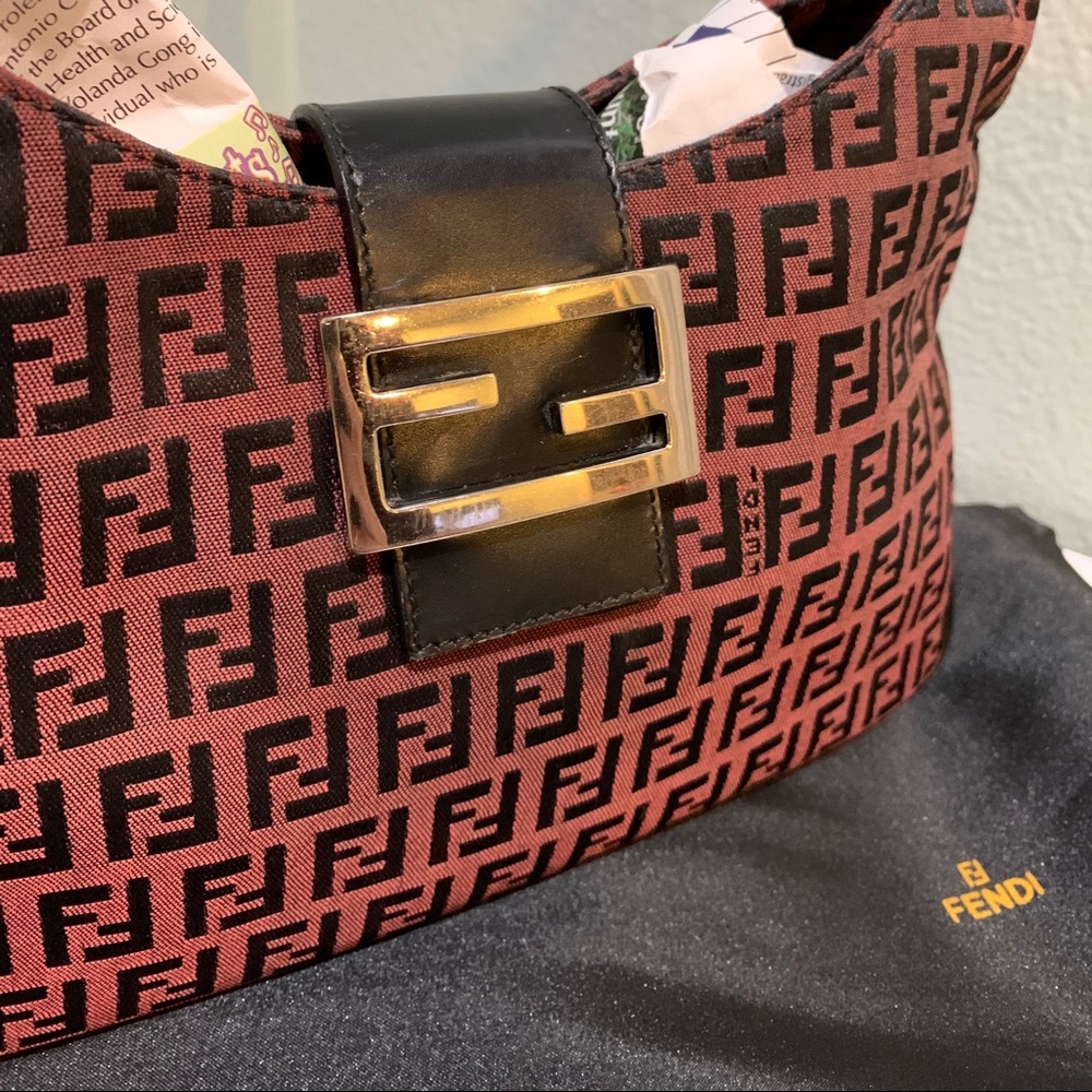 Fendi vintage zucca shoulder bag